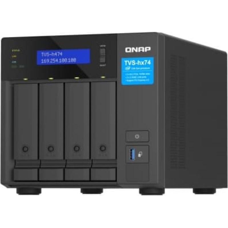 Qnap NAS TVS-h474-PT-8G Intel Pentium Gold 8G DDR4