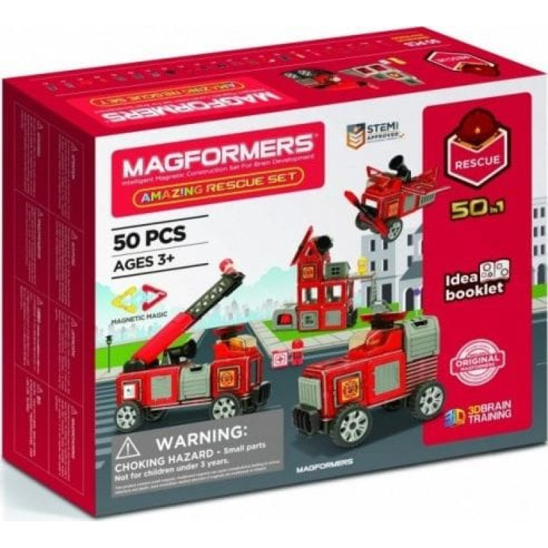 Magformers Klocki konstrukcyjne Zestaw ratunkowy