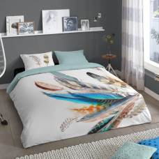 Good Morning Good Morning Zestaw pościeli FEATHER, 155 x 220 cm, wielokolorowy