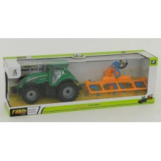 Adar Traktor z napędem z przyczepą w pudełku (507296)