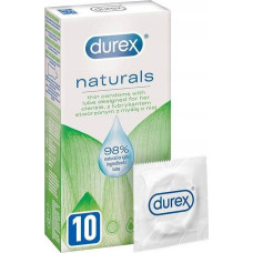 Durex Naturals cienkie prezerwatywy z lubrykantem stworzone z myślą o niej 10szt