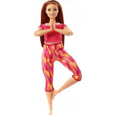 Mattel Lalka Barbie Mattel Made to Move - Kwiecista gimnastyczka, czerwony strój (FTG80/GXF07)