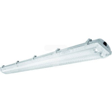 GTV Oprawa hermetyczna HELIOS-LED 258 BIS 2x58W T8 G13 AC 220-240V 50/60Hz IP65 ABS/PS zasilanie jednost. szara (LD-HEL258B-30)