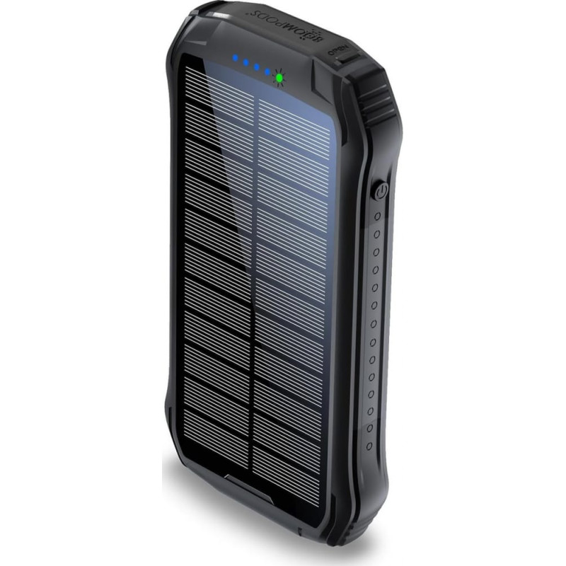 Boompods Powerbank Boompods Boompods Neutron Solar Powerbank 10.000mAh black