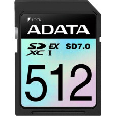 Adata Karta ADATA Extreme SDXC 512 GB Class 10 UHS-I/U3 V30 (ASD512GEX3L1-C)