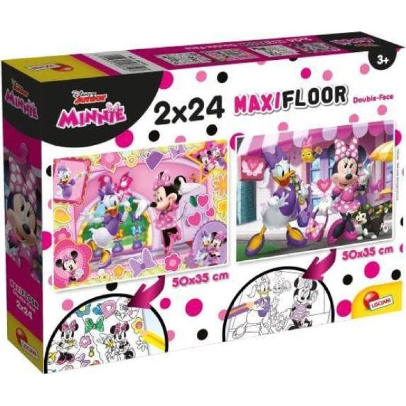 Lisciani Puzzle Supermaxi 2x24 Minnie