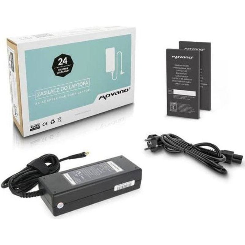 Movano Zasilacz do laptopa Movano 135 W, 1.7 mm, 7.1 A, 19 V (ZZ/ACE1971)