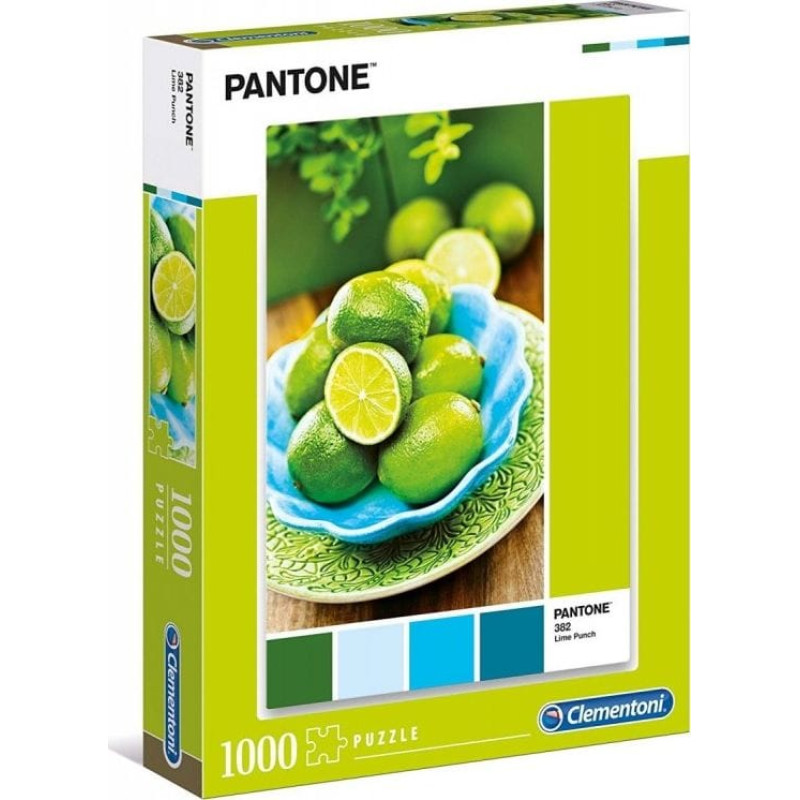 Clementoni Puzzle 1000 elementów Pantone - Poncz limonkowy