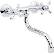 Hydroland Bateria kuchenna Hydroland Retro ścienna chrom (B204)