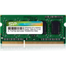 Silicon Power SP004GLSTU160N02 memory module 4 GB 1 x 4 GB DDR3L 1600 MHz