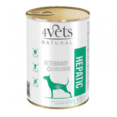 4Vets Natural Hepatic Dog  - wet dog food -  400 g
