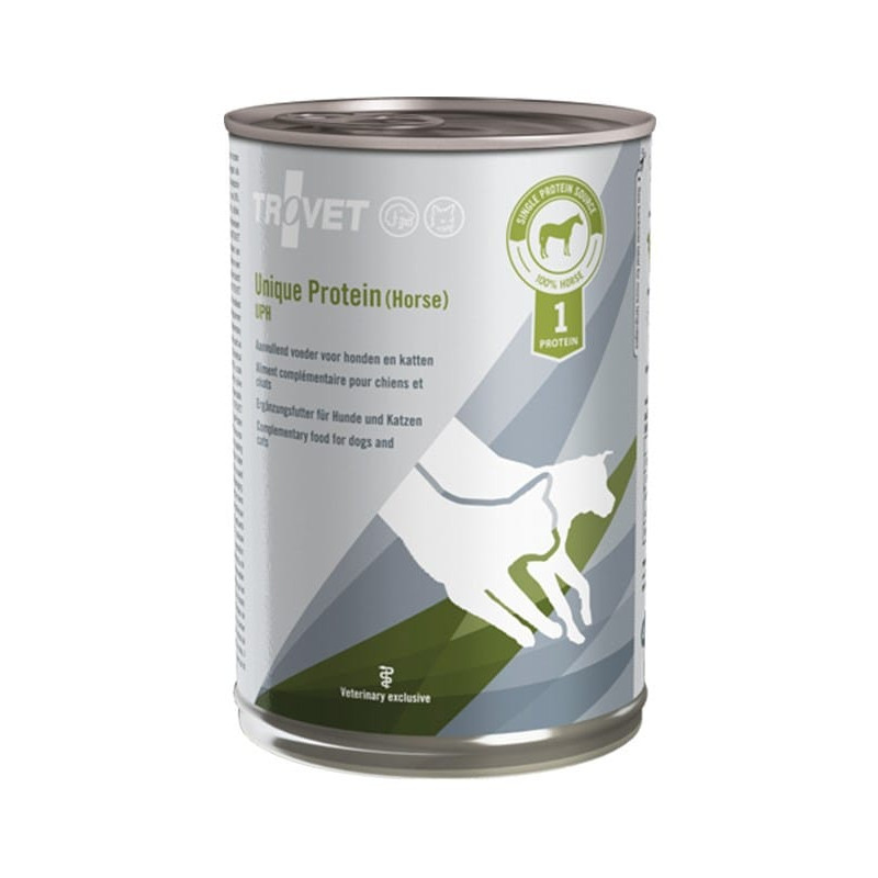 Trovet Unique Protein UPH with horse - Wet dog and cat food - 400 g