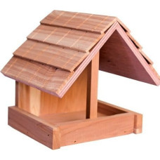 Garden&Fun Karmnik dla ptaków, z drewna cedrowego, 15,5x13,5x14,5cm
