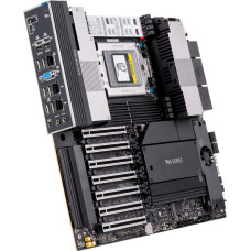 Asus PRO WS WRX90E-SAGE SE AMD WRX90 Threadripper PRO, 2 x Intel X7100-AT2 dual 10Gb + 1x RTL8211F 1Gb/ USB 3.2 Gen2 x6, 7 x PCIe 5.0 x16, 4 x SATA 6Gb/s (RAID 0,1,5,10), 4 x M.2 socket 3 Key M (2 x type 2242-22110, PCIe 5.0 + 2 x type 2242-2280, PCI
