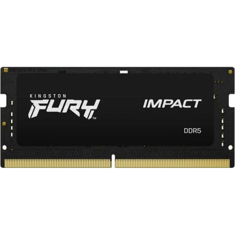 Kingston SO-DIMM 32 GB DDR5-6000 (2x 16 GB) Dual-Kit (schwarz, KF560S38IBK2-32, Impact, INTEL XMP)
