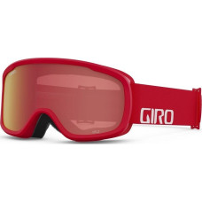 Giro Gogle zimowe GIRO CRUZ RED & WHITE WORDMARK (Szyba lustrzana kolorowa AMBER SCARLET 39% S2) (NEW 2023/2024)