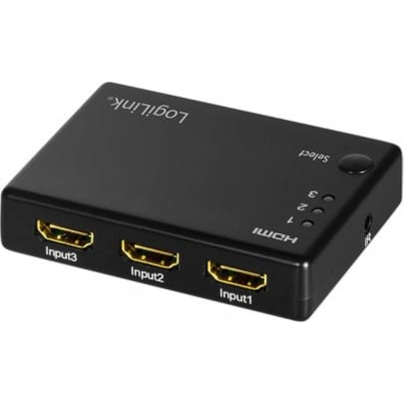 Logilink HDMI switch, 3x1-port 1080p/60Hz
