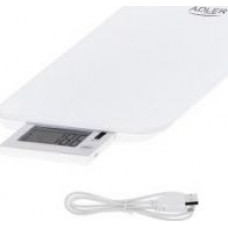 Adler AD 3167w Electronic Kitchen Scale Glass