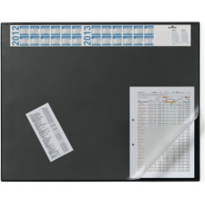 Durable DURABLE Schreibunterlage Vollsichtpl/Kalender 65x52cm schw