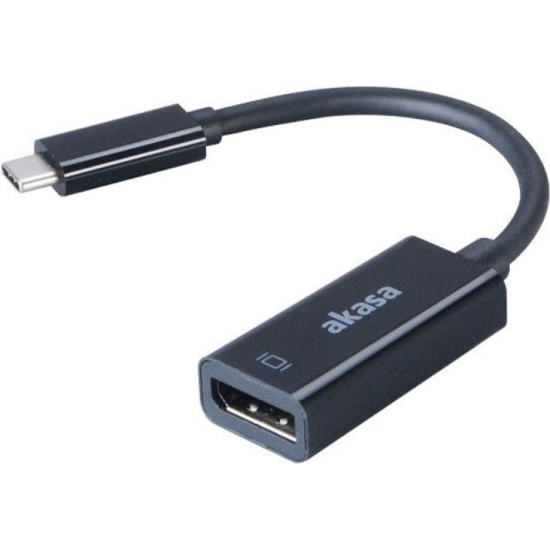 Akasa Adapter USB Akasa USB-C - DisplayPort Czarny  (AK-CBCA05-15BK)
