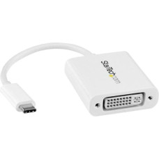 Startech Adapter USB StarTech USB-C - DVI Biały  (CDP2DVIW)