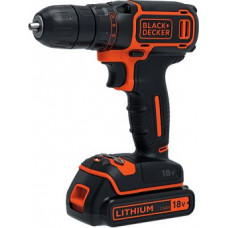 Black&Decker Wiertarko-wkrętarka Black&Decker BDCDC18KB 18 V 2 x akumulator 1.5 Ah