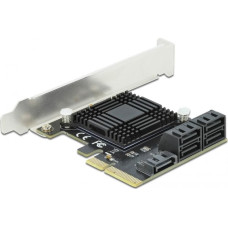 Delock Kontroler Delock PCIe 3.0 x4 - 5x SATA III (90498)