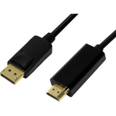 Logilink Kabel LogiLink DisplayPort - HDMI 2m czarny (CV0127)