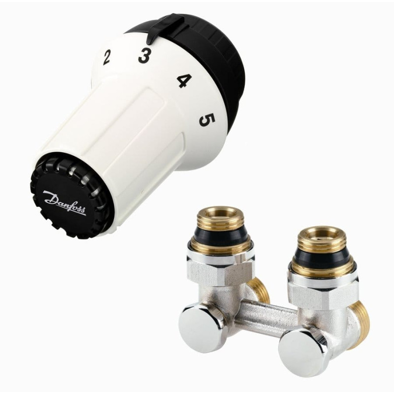 Danfoss Zestaw termostatyczny SET Panda RA kątowy - 013G5278