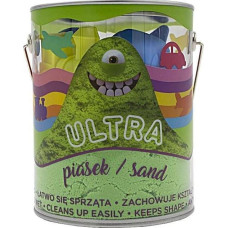 Epee Piasek UltraPiasek puszka 900g 4 duże foremki 2 narzędzia zielony Pojazdy