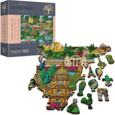Trefl Puzzle drewniane 1000 Francja - znane miejsca