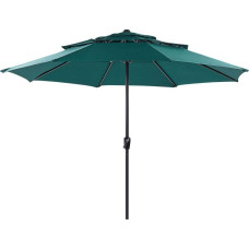 Beliani Lumarko Parasol ogrodowy ⌀ 285 cm zielony BIBIONE!