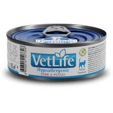 Farmina Vet Life Hypoallergenic Pork & Potato - wet cat food - 85 g