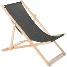 Greenblue Classic beech lounger GreenBlue GB183M Melange black