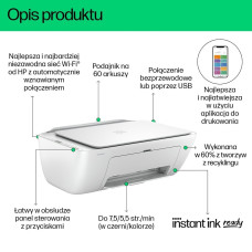 Hewlett-Packard HP DeskJet 2810e All-in-One Printer, Color, Printer for Home, Print, copy, scan, Scan to PDF