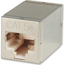 Lindy RJ45 STP Doppelkupplung, Cat. 5e Metallgehäuse - 60187