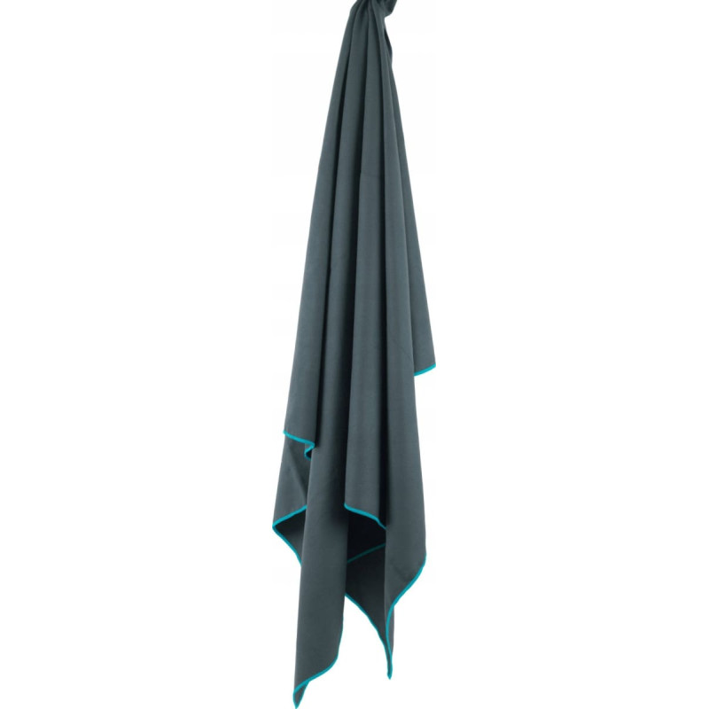 Lifeventure Recycled SoftFibre Trek Towel, Grey, Large