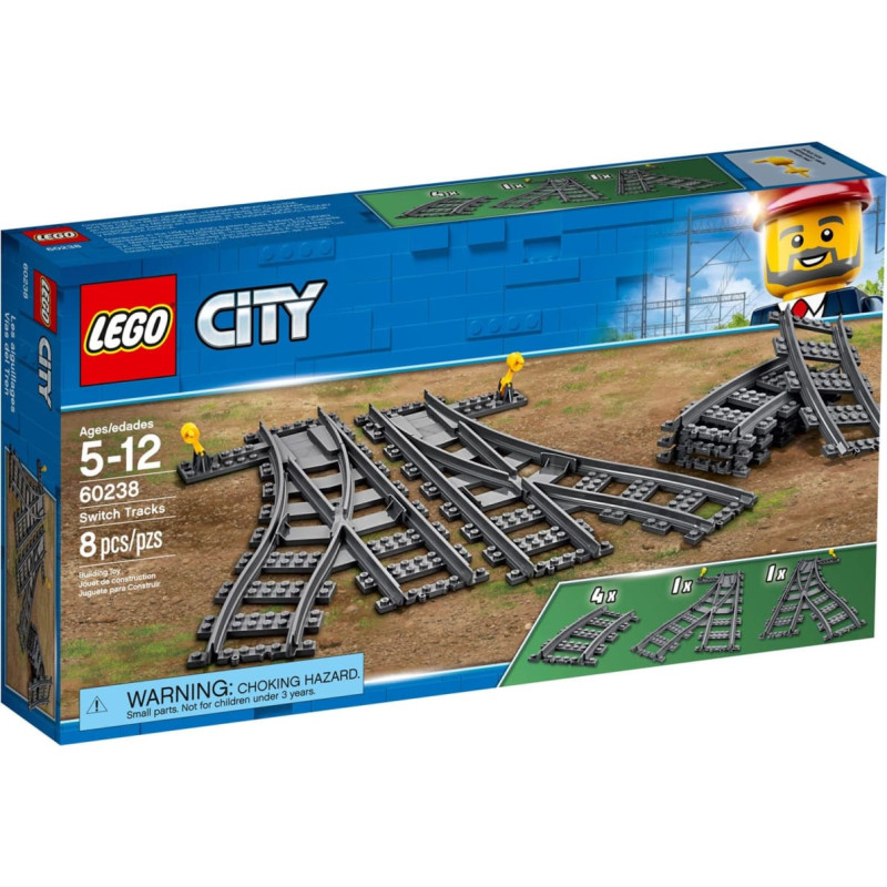 Lego Blocks City Switch Tracks