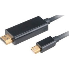 Akasa Kabel Akasa DisplayPort Mini - HDMI 1.8m czarny (AK-CBDP19-18BK)
