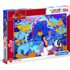 Clementoni Puzzle 104 elementy Super Kolor - Alladyn