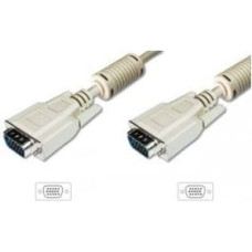 Assmann Kabel Assmann D-Sub (VGA) - D-Sub (VGA) 5m szary (AK310103050SIMP)