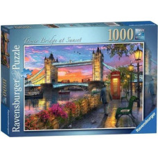 Ravensburger Puzzle 1000 Tower Bridge o zachodzie słońca