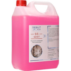 Debiut Plus Professional Debiut Plus Professional D3 Sanit - Preparat do codziennego mycia sanitariatów - 5 l