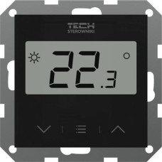 Tech Tech regulator przewodowy, pokojowy F-12B do listwy L-X i L-12 dedykowany do systemów ramkowych 55mm, czarny STF-12BBK