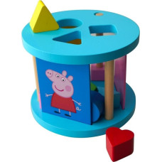 Barbo Toys Drewniany Sorter Rozpoznawanie Kolorów i Kształtów