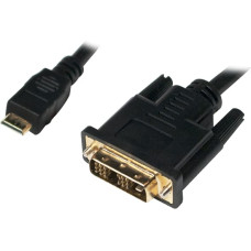 Logilink Kabel LogiLink HDMI Mini - DVI-D 2m czarny (CHM004)