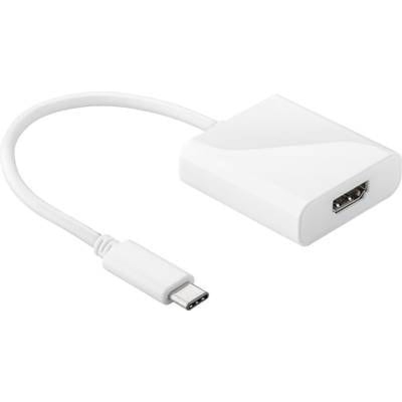Goobay Adapter USB Goobay 66259 USB-C - HDMI Biały  (66259)