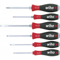 Wiha Schraubendreher-Set SoftFinish, 6-teilig (schwarz/rot)