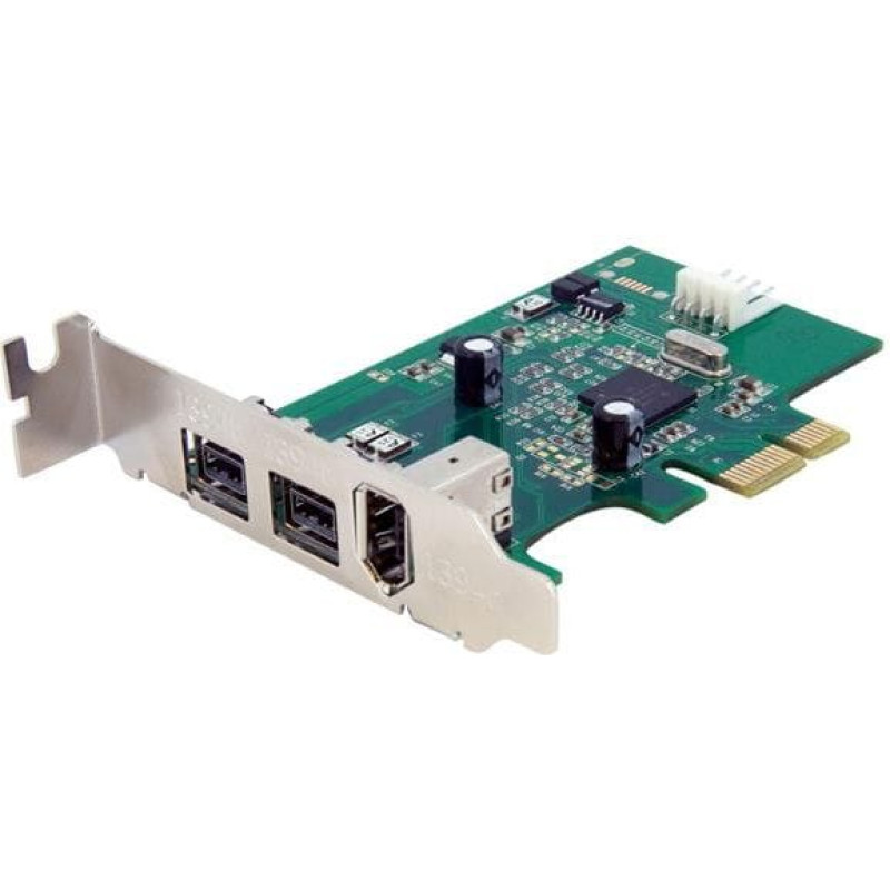 Startech Kontroler StarTech PCIe x1 - 2x FireWire 800 + 1x FireWire 400 (PEX1394B3LP)