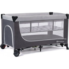 Kinderkraft Łóżeczko turystyczne LEODY Szare